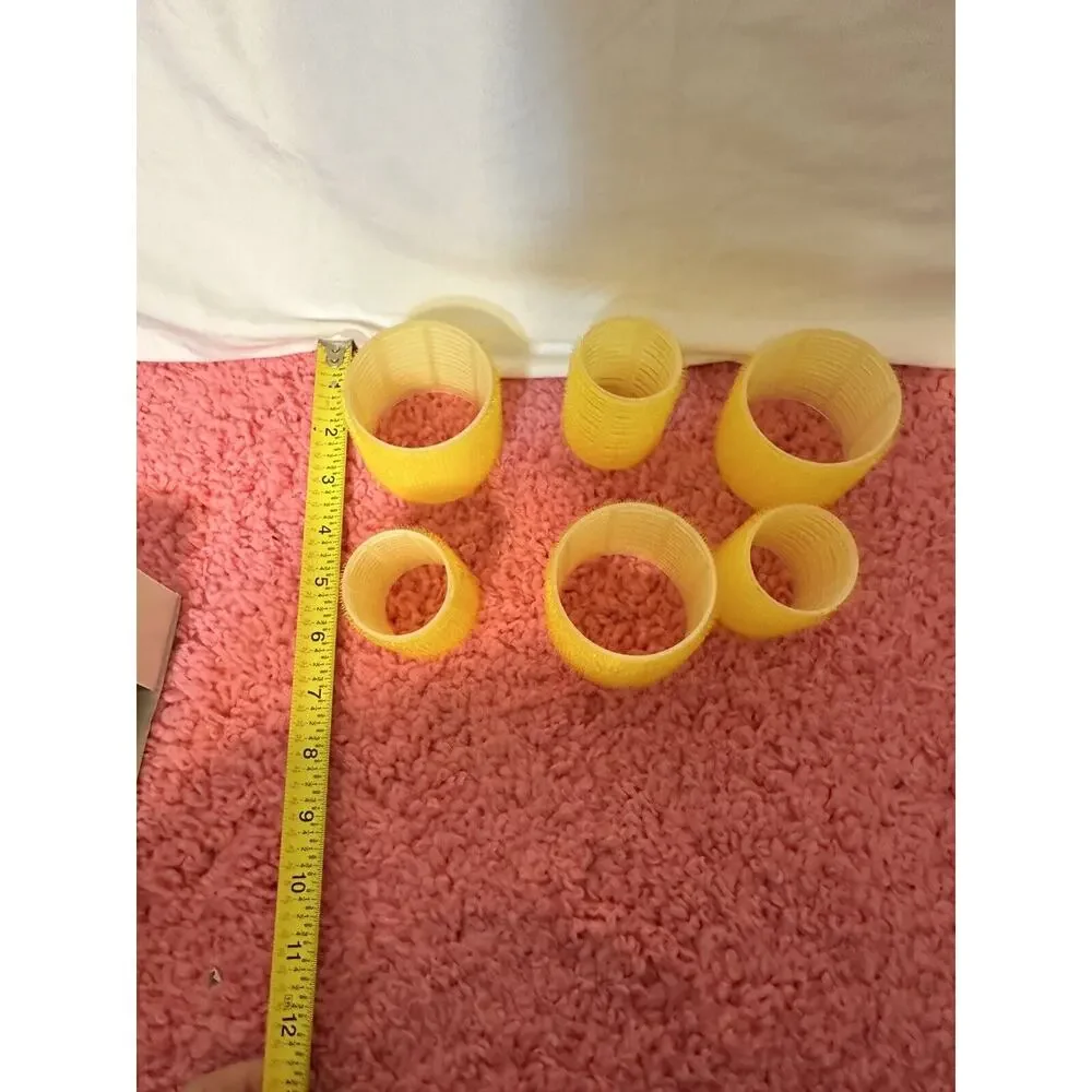 Drybar‎ High Tops Self-Grip Rollers Setting Curlers YELLOW 6-PK 3 Medium/3 Large